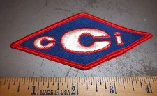 CCI diamond shape Embroidered Patch, unique!