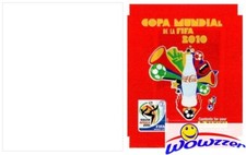2010 Panini World Cup COCA-COLA Sticker Box-100 Sealed Packs-4+ RARE NO# MESSI