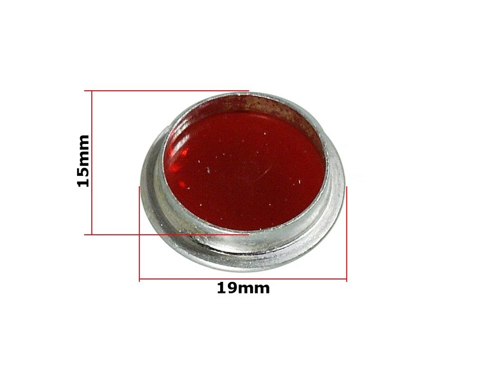 Grün Rot Glas Kontrollleuchte BMW R51 R67 R68 R26 R27 EMW AWO IFA MZ DKW URAL - Bild 2 von 3