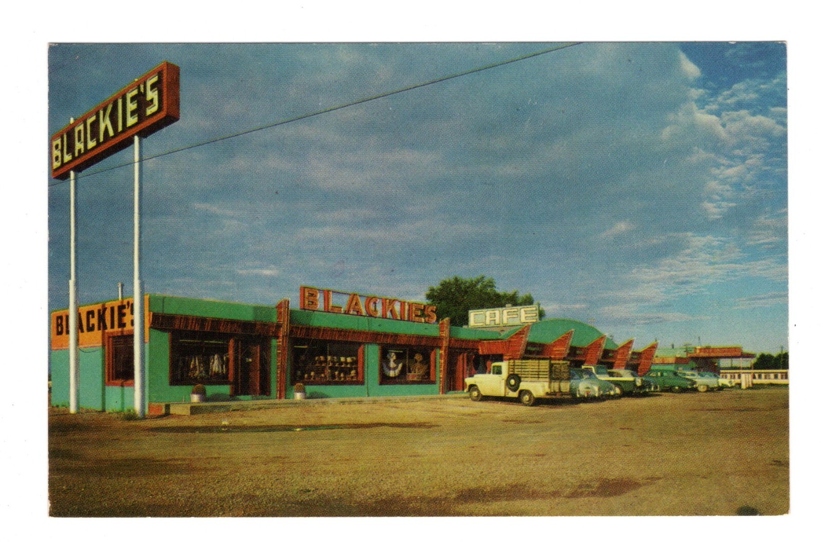 Route 66 Blackie's Place, Moriarty, New Mexico, 1950s eBay