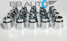 20 New Chrome Lug Nut Covers Caps Firebird Fiero Grand Am Prix Sunfire Sunbird