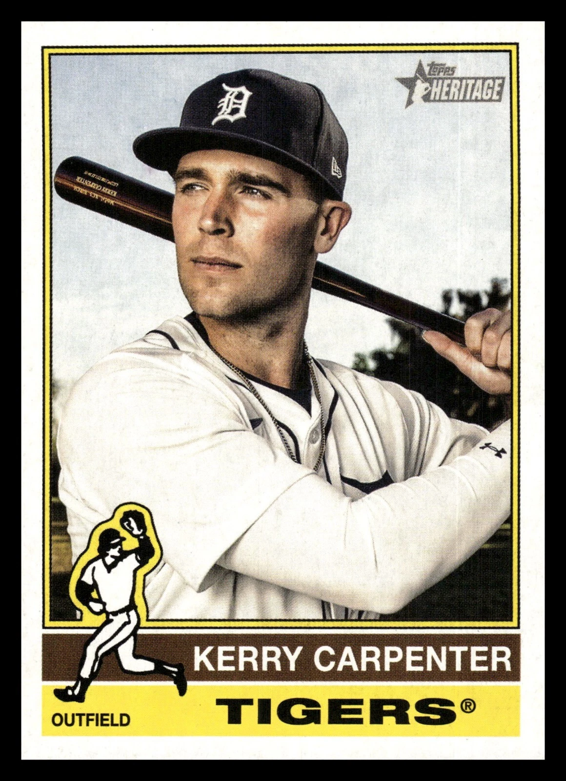 2025 Topps Heritage 226 Kerry Carpenter