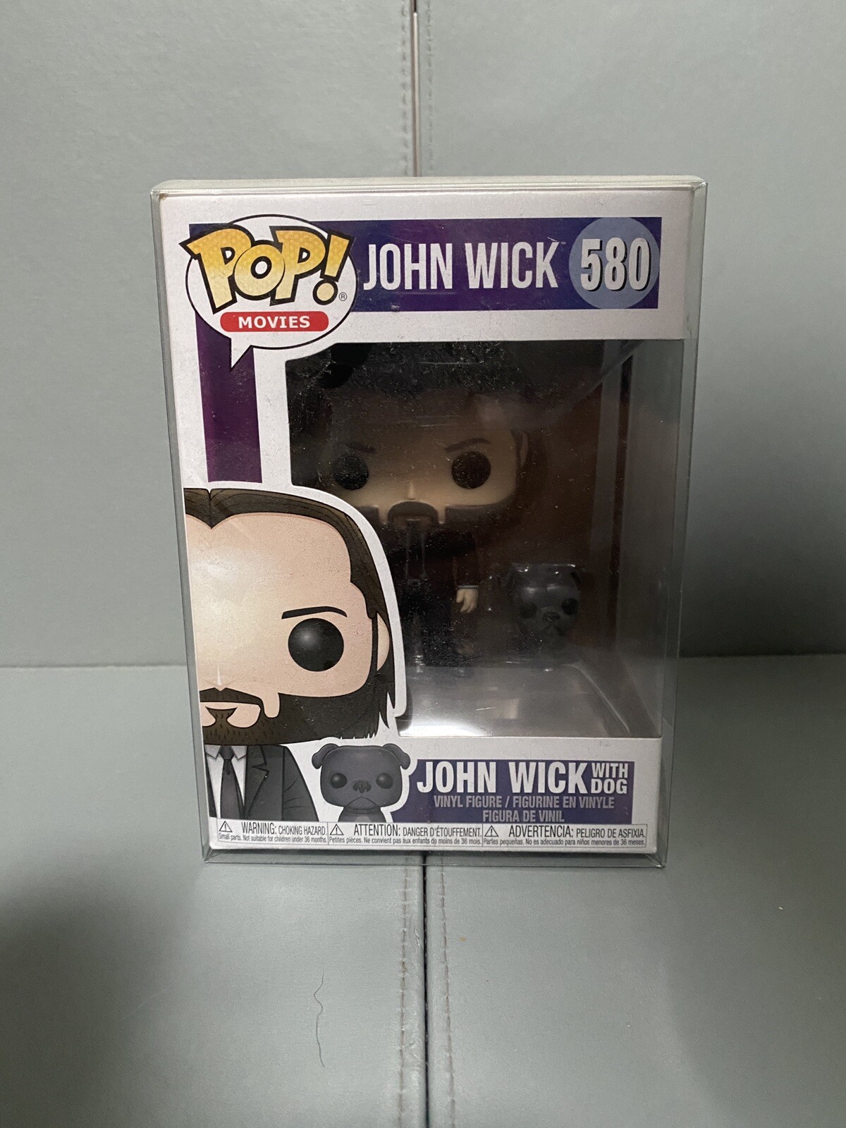 En Oferta Funko Pop! John Wick - John Wick Con Perro #580 Figura Película Con Protector Pop