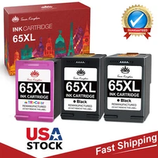 65 XL 65XL Ink Cartridge For HP Deskjet 2600 2652 2636 ENVY 5010 5052 5055 LOT