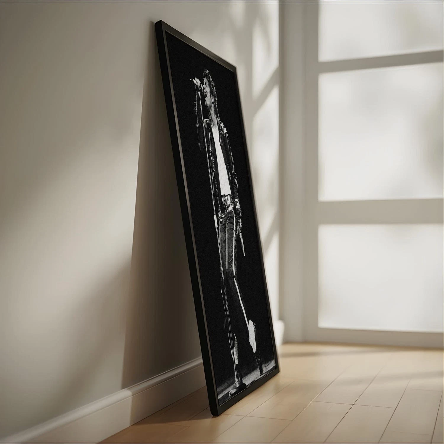 Michael Jackson Black & White Concert Poster Vertical Wall Art