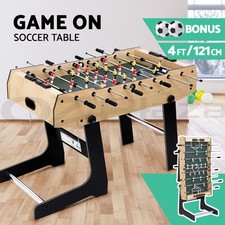 4FT Foldable Soccer Table Tables Balls Foosball Football Game Home Party Gift
