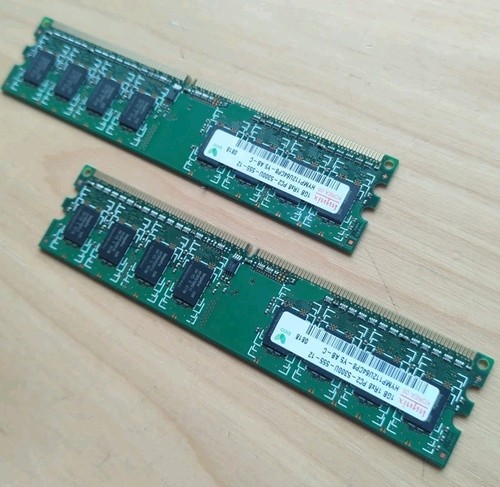 Lot Of 2 Hynix PC RAM Memory HYMP112U64CP8-Y5 AB-C 1GB 1Rx8 PC2-5300U-555-12 - Picture 4 of 6
