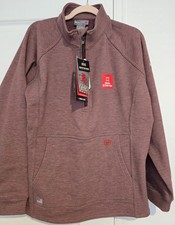 Ariat Work FR Primo Fleece 1/4 Zip Sweatshirt Rose Taupe XL Flame Resistant