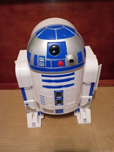 Vintage 1998 Hasbro Star Wars R2-D2 Carrying Storage Case & Playset.