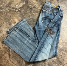 PARASUCO Y2K Embellished Boot Cut Jeans