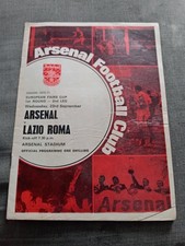1970-71 euro fairs cup arsenal v lazio roma