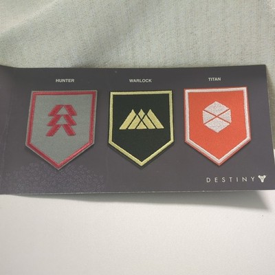 Destiny 3 Patch Set Bungie New May 2017 Loot Crate Exclusive Embroidered
