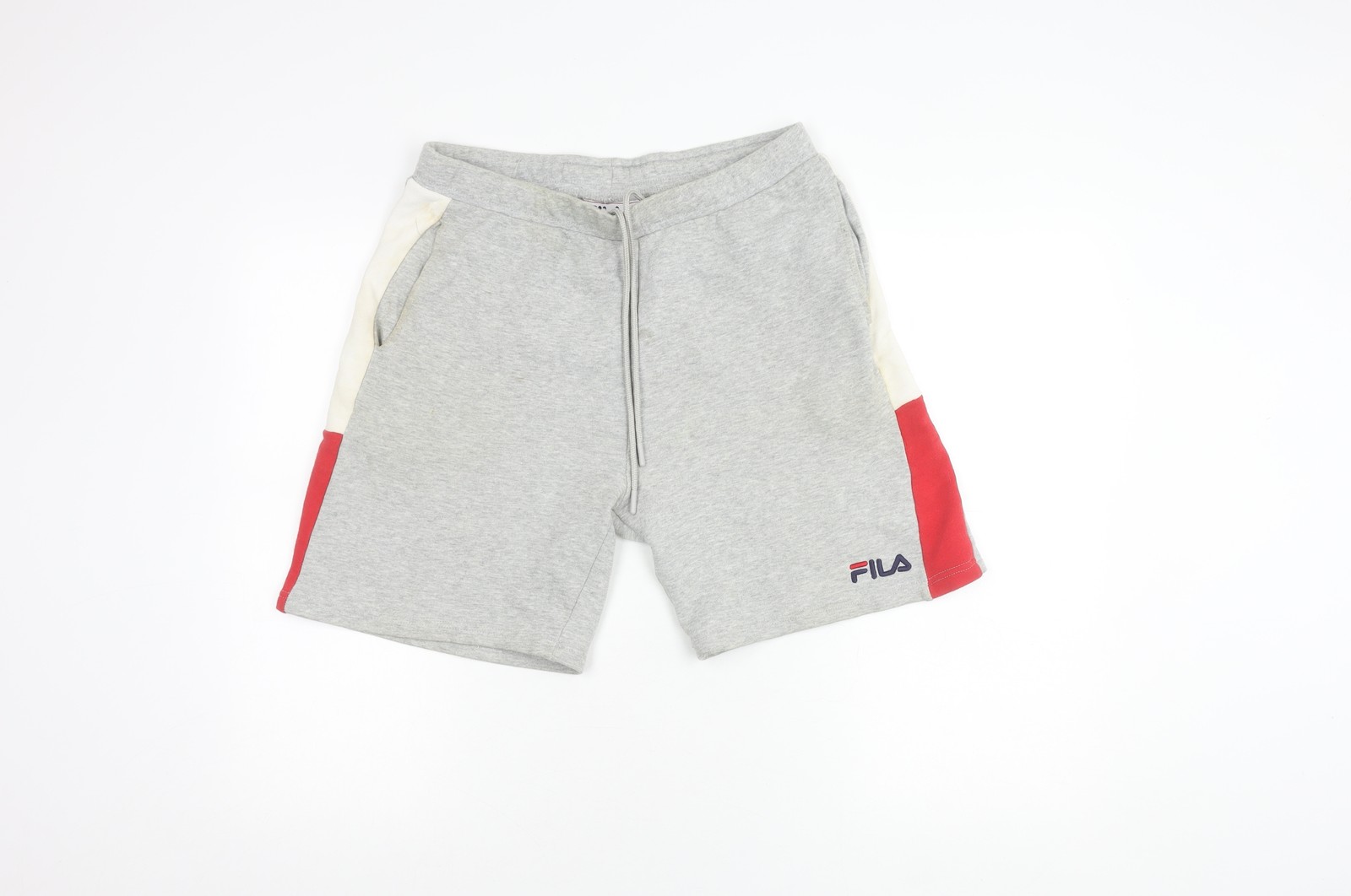 Fila pantaloncino uomo grigio felpato M con tasche