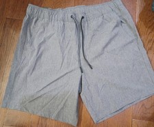 NEW Eddie Bauer Gray Pull-On Shorts Water Repellent UPF 50 XL X-Large FREESHIP