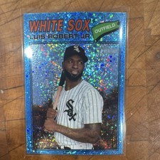 Topps 2025 Heritage Sparkle Parallel Luis Robert Jr. #166 Chicago White Sox