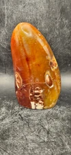 Carnelian agate free-form! 8 ounces, 3.5 inches tall, 2" wide