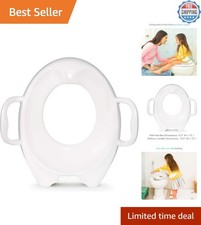 Lightweight and Sturdy Grey Potty Training Seat for Confident Toilet Transition