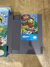 The Simpsons Bart vs. The Space Mutants Nintendo NES CIB Complete With Sleeve Nm