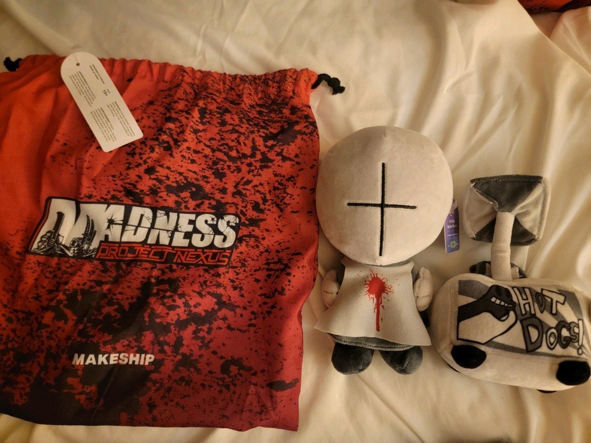 Makeship Hot Dog Vendor Plushie By Project Nexus Madness Combat