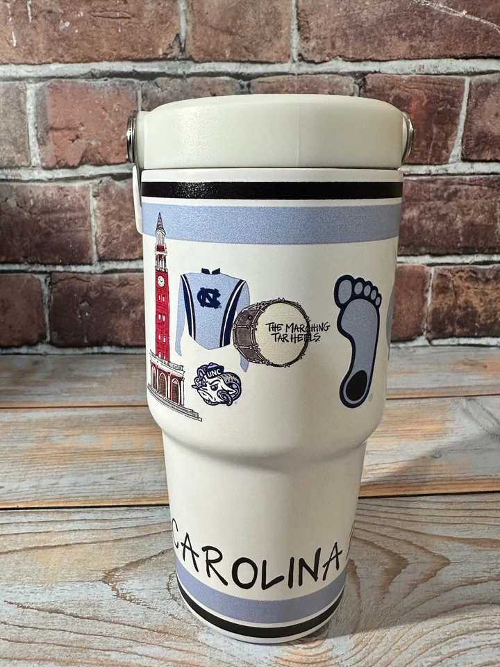 Taza Magnolia Lane UNC Tar Heels 20oz vaso viajero con licencia Foto 3 de 4