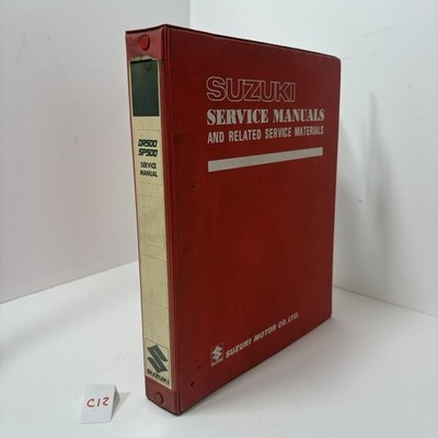 81 82 83 Suzuki DR500 SP500 Motorcycle Repair Service Manual (6) 99500-45000-03E