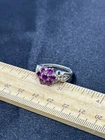Sterling Silver & Unknown Gemstone Ring- 5.5 Grams- Size 10- Vintage Estate Find