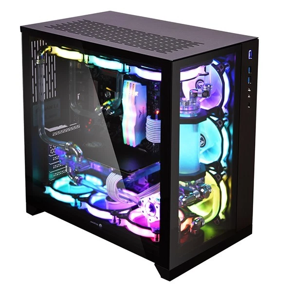 Lian Li O11 Dynamic E-ATX Dual Chamber Tempered Glass PC Case Cooling Black - Image 3 of 4