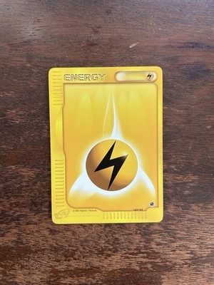 Electric Lightening Energy 163/165 - Expedition Base Set Pokemon LP