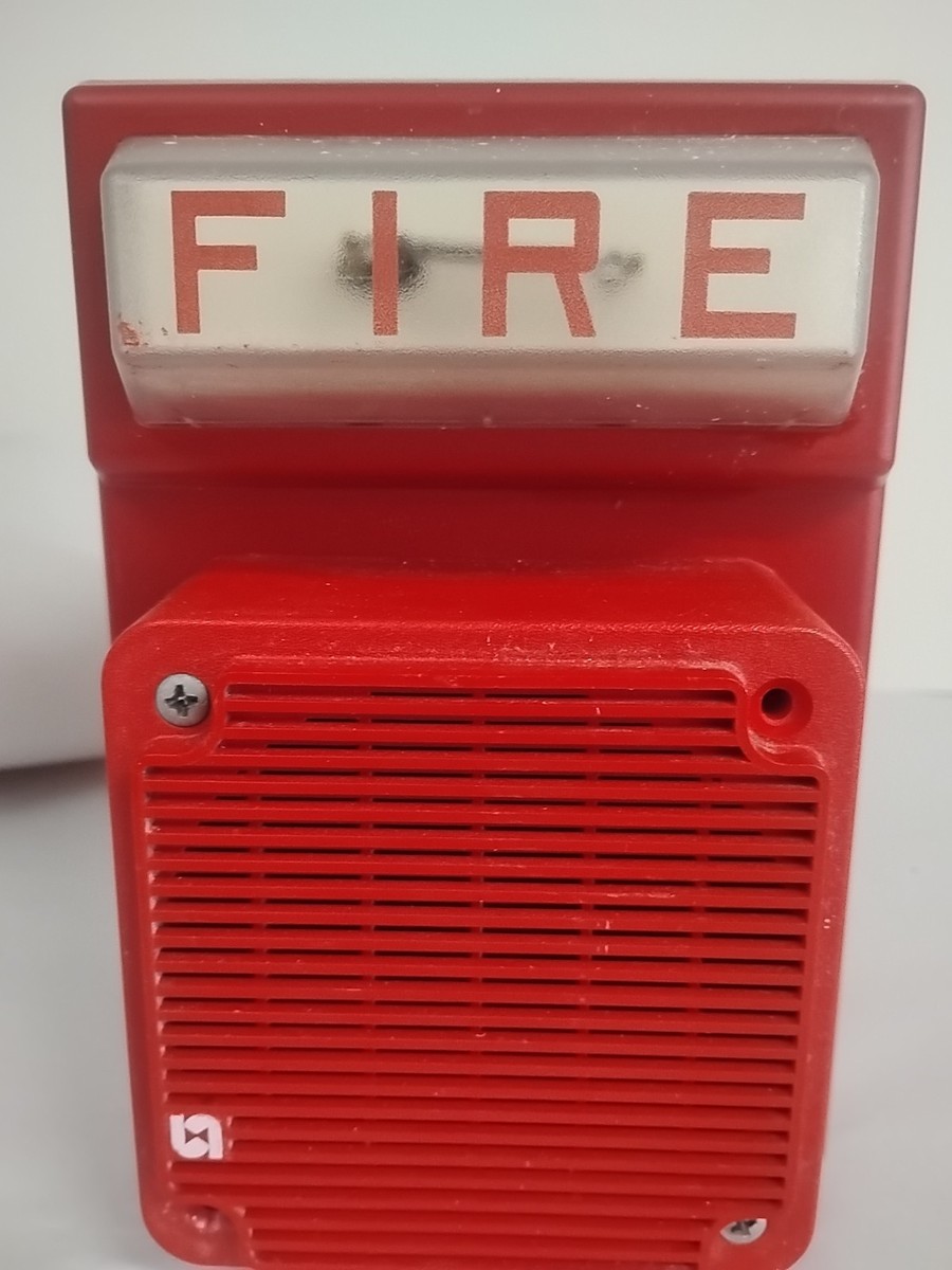 Vintage Simplex 4903-9101+2902-9732 Fire Alarm Horn/Strobe
