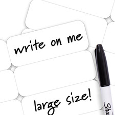 Writable Iron On Name Tags for Clothing, Labels for Daycare, Nursing Homes, Unif