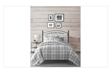 Gingham 8-Pc. Reversible King Comforter and Coverlet Set Bedding