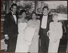 Florence LaRue (The Fifth Dimension) & Dack Rambo (Dallas) 1987 7x9 Press Photo