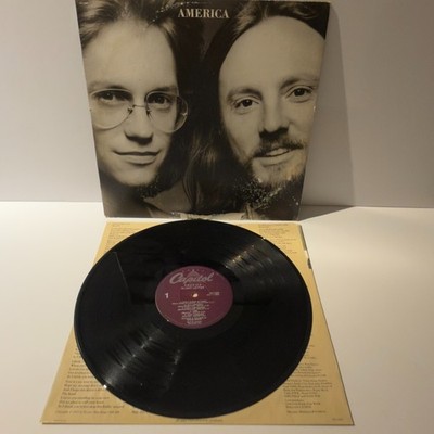 AMERICA - SILENT LETTER LP 1979 (CAPITOL RECORDS) SO-11950
