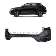 Stoßstange hinten oben grundiert ohne PDC für Volkswagen T-Roc ab 03/22 -
