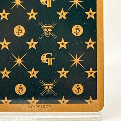 Ace One Piece Film: Gold Playing Cards Ace Spades 2016 Jump Toei