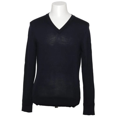 Tom Ford, Pullover, Größe: 48, Blau, Wolle, Einfarbig, Feinstrick, Herren #VNH