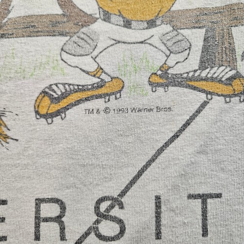 Vintage Michigan Tech University Looney Tunes Double-Sided 90s T-Shirt Size L - Bild 3 von 10