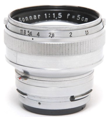 Zeiss Jena for Contax II Sonnar 1,5/5cm uncoated lens