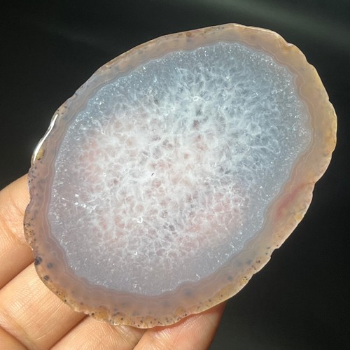 48G Natural Beautiful Agate Geode Druzy Slice Extra Large Gemstone - Picture 20 of 21