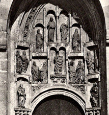Vintage Postcard Entrance Portal St. Mark s Church Zagreb Croatia