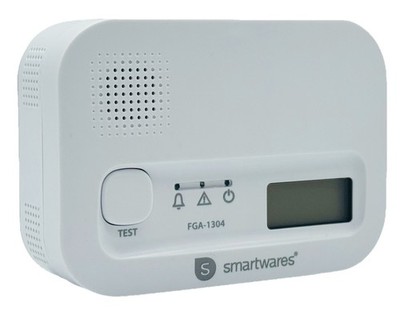 smartwares FGA-1304 Kohlenmonoxid-Melder Sensor LCD-Display Funktionstest