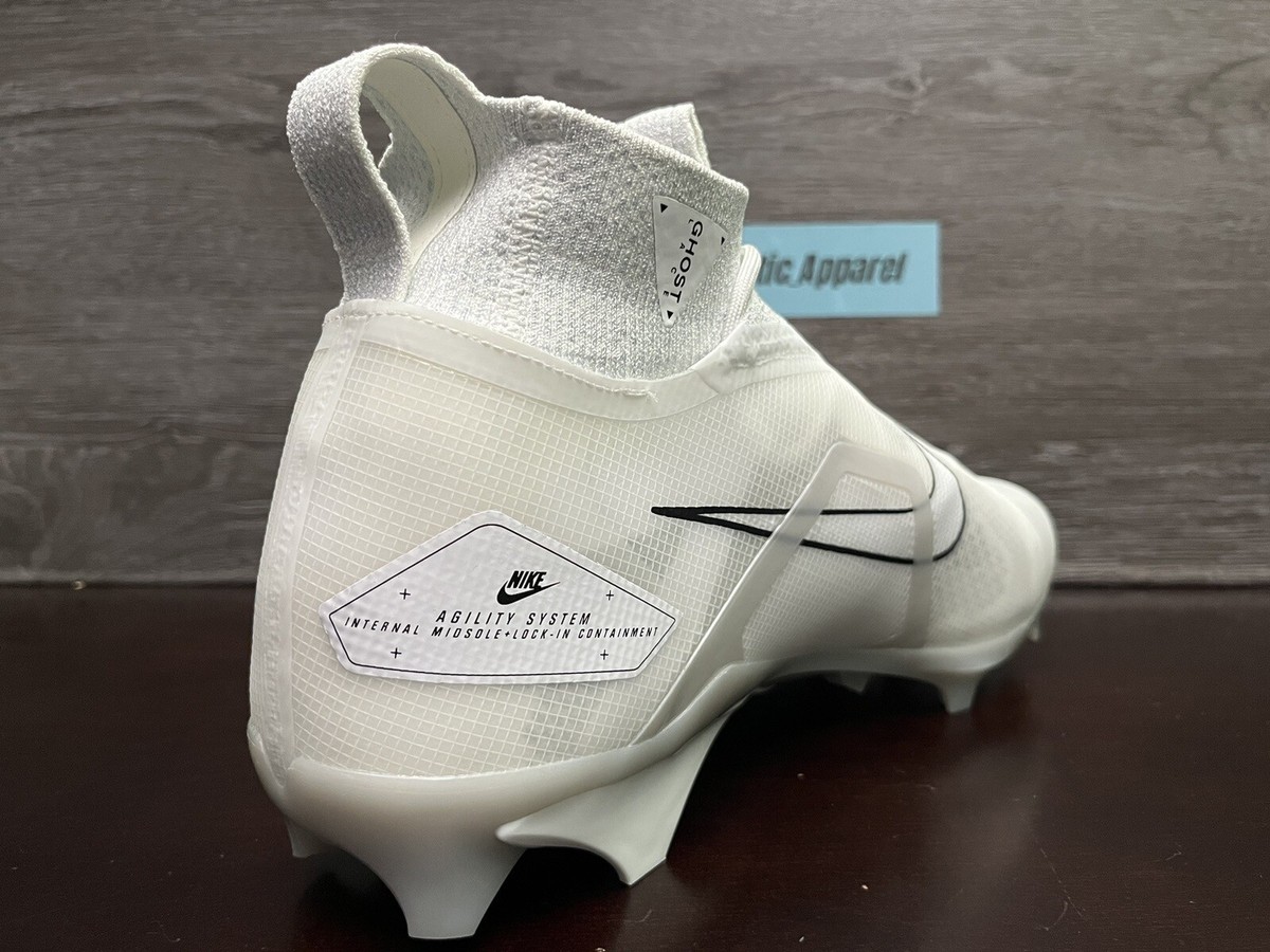 Nike Alpha Menace Elite 3 Football Cleats Men\'s Sz 9.5 Platinum White CT6648 109 Nike Alpha Menace Elite 3 Football Cleats  main image 2