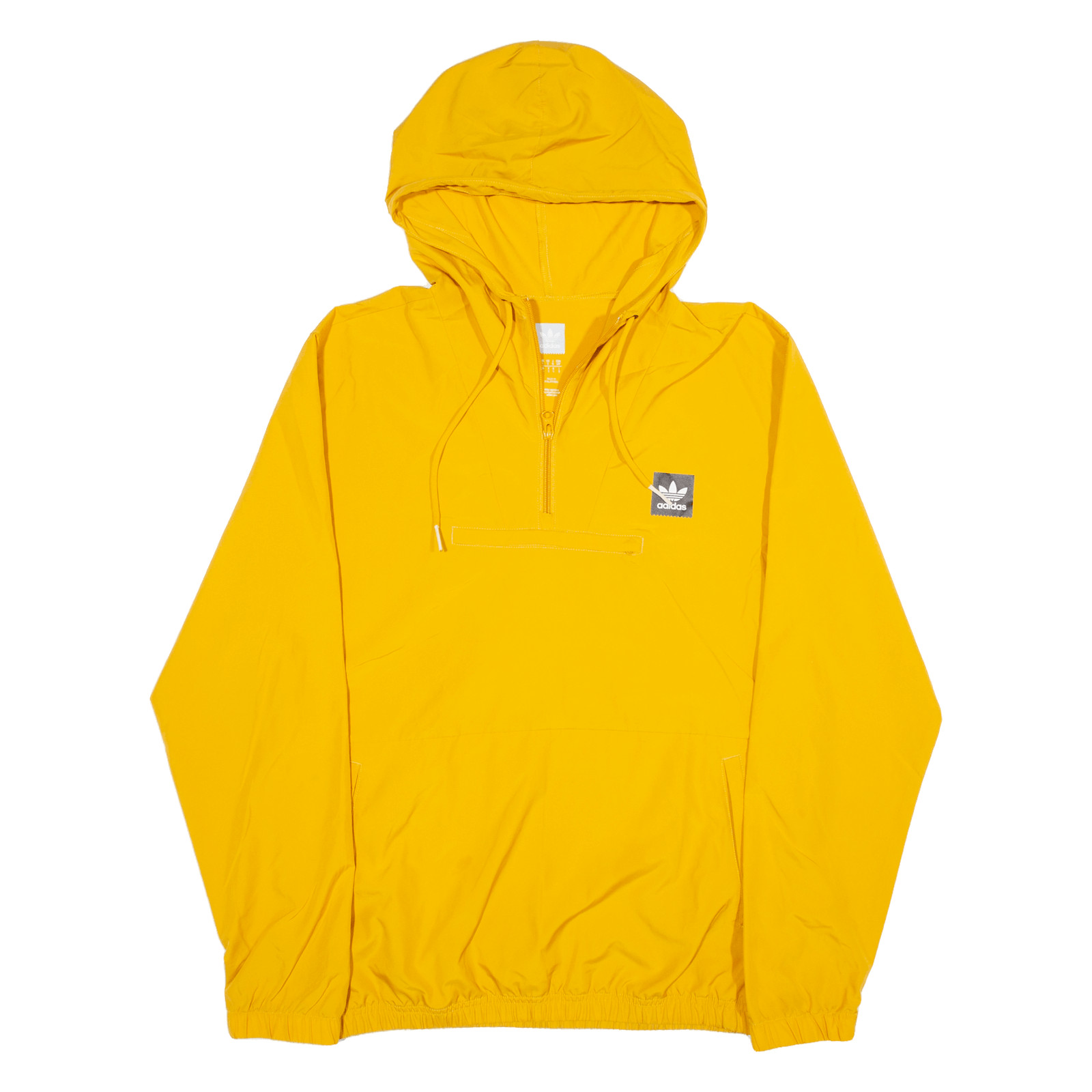 Chaqueta Pullover ADIDAS Para Hombre Amarilla Con Capucha S