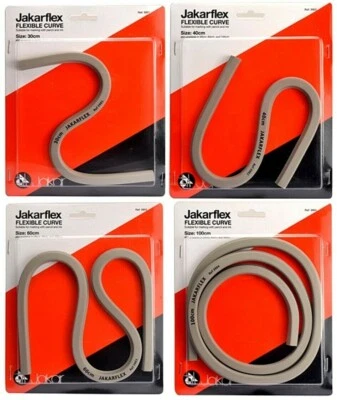 Jakarflex Flexible Curves Flexi Curve Drawing Aid Drafting Design Graph Bodywork