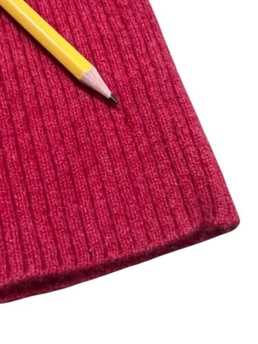 Lands End Cashmere Turtleneck Sweater XL 18/20 Jumper Heather Red Classic READ - Picture 7 of 12