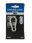 LEHIGH 7030 1/4-Inch Spring Link Caribiner Clip Zinc Finish 160 Lbs