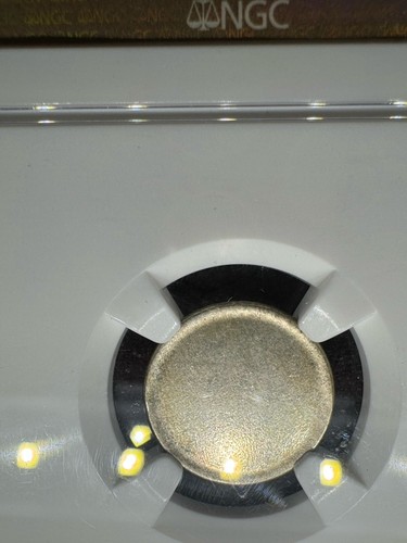 blank planchet 90% SILVER 10C PLANCHET (2.5 g) MINT ERROR Toned ๐ - Picture 2 of 5