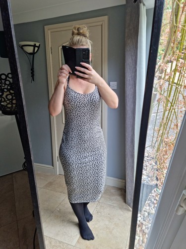 Size 12 Maternity Dress Stretch Midi 