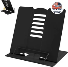 Metal Book Stand Book Holder Book Stand for Reading Adjustable Book Holder For
