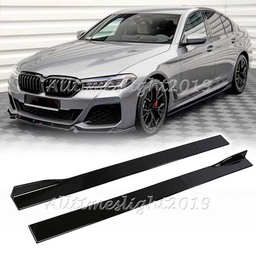 For BMW 5 Series G30 G31 540i 2017-23 Extension Side Skirt Rocker Lip Splitter